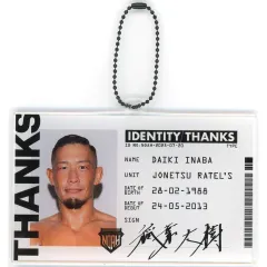 【中古】キーホルダー 稲葉大樹(プロレスリング・ノア) THANKS IDパス型トレーディングアクリルキーホルダー