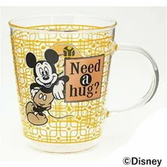 三郷陶器 ディズニー ミッキーマウス 耐熱ガラスマグカップ 3330-01
