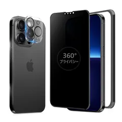 MINIKA 360度 覗き見防止フィルム iPhone 13 Pro max ガラスフィルム 覗き見防止 360 アイフォン13プロマックス フィルム 360° 全方向 覗き見 いPhone13 Pro max 保護フィルム 覗き見防止フィルター iPhon