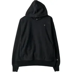 古着 チャンピオン Champion REVERSE WEAVE リバースウィーブ ハーフボタン スウェットプルオーバーパーカー メンズL相当/eaa587939