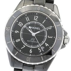 シャネル CHANEL H5697 J12 黒セラミック デイト 自動巻き メンズ良品_897458