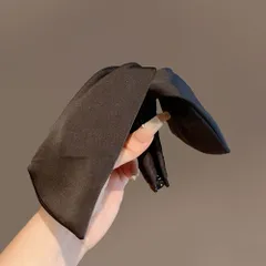 ☆ ブラック ☆ バナナクリップ クロスリボン ヘアクリップ リボン リボンクリップ クロスリボン バナナクリップ 髪飾り 髪留め アップヘア ポニーテール ヘアアレンジ まとめ髪 シンプル カジュアル フォーマル かわいい おしゃれ ヘアアクセ