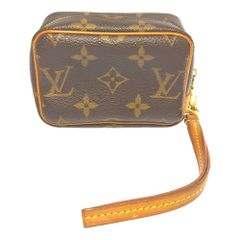 LOUIS VUITTON ルイヴィトン モノグラム・トゥルースワピティ・トラベルポーチ/M58030/ブラウン/ミニポーチ/バッグアクセサリー【♀】【B】【レディース】★■584019【中古】