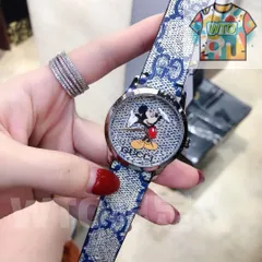 今日WTO！Gucci【古?】2020×Disney 最新コラボ限定版腕時計-WTO輸入1-WTO店名をご確認ください-BF42