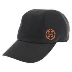 HERMES (エルメス) 23SS MILES H CAPサークルHロゴキャップ ブラックのサムネイル