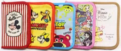 【456円ショップ】　ディズニー　通帳 ケース　５種類　ミッキーマウス　ミッキー＆フレンズ　トイ・ストーリー　プリンセス　くまのプーさん