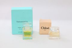 未使用品◆香水２個セット Chloe クロエ オードパルファム 5ml ティファニー 香水 PURE 9ml