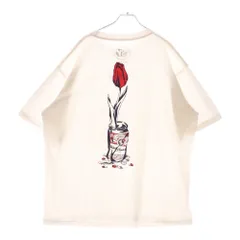 WASTED YOUTH (ウェイステッドユース) FLOWER CAN S/S TEE フラワープリントTシャツ 半袖クルーネックカットソー ホワイトのサムネイル