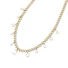 スワロフスキー SWAROVSKI ネックレス Dextera ゴールド GP（ゴールドメッキ） ネックレス レディース Used A