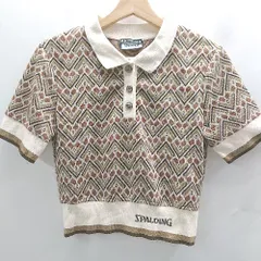 ◇ ⊂ ZARA ザラ SPALDING 半袖 ニット カットソー サイズ S ブラウン系 レディース E  【1502030047882】