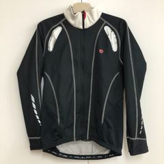 Pearl Izumi パールイズミ サイクルジャージ Mサイズ トップス 長袖 秋冬用 メンズ レディース ホワイト×ブラック ロードバイク ウェア 25a菊ST