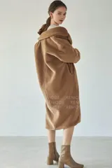 LAGUNAMOON｜フェイクファーリバーシブルオーバーコート