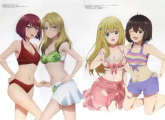 【中古】ポスター 両面A3ピンナップ(二つ折) サラ＆ゾーイ/シャーロット・エヴァンズ＆エルーカ・クロフォード 「絆のアリル セカンドシーズン/婚約破棄された令嬢を拾った俺が、イケナイことを教え込む」 Megami MAGAZINE 2023年12月号綴込付録