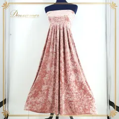 フラダンス 衣装 ワンピース ドレス ピンク系 フラ ダンス ハワイアン ベロア 無地 シンプル 光沢 高級感 チューブトップ アロハ 明るい ストレッチ 伸縮 美品 華やか 上品 柔らかい 女性らしい