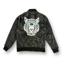 ワコマリアWACKO MARIA x wolf's headスカジャン　サイズM ワコマリアWACKO MARIA x wolf's headスカジャン サイズM