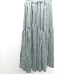 ◇ ⊂ ITEMS URBAN RESEARCH ロング丈 フレア スカート サイズFree グレー系 レディース E  【1409100032628】