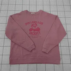 ◇ ⊇ FREAK'S STORE フリークスストア 裏起毛 長袖 プルオーバー トレーナー サイズF ピンク系 レディース E  【1509300010324】