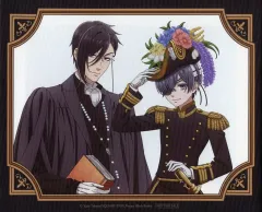 【中古】キャンバスボード・キャンバスアート セバスチャン・ミカエリス＆シエル・ファントムハイヴ 描き下ろしキャンバスアート 「キャラ福くじ 黒執事-寄宿学校編-」 ラスト福賞