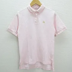 Z■USA製■ブルックスブラザーズ/BROOKS BROTHER 鹿の子 半袖ポロシャツ■ピンク【レディースM】LASDIES/レトロ76【中古】