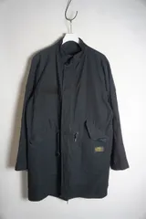 正規 18SS uniform experiment ユニフォームエクスペリメント STAND COLLAR COAT スタンドカラー コート UE-189055 サイズ2 M 黒 本物 314P★2