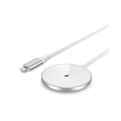 【熱くならない】NANAMI マグネット式 ワイヤレス充電器 超強力 N52磁石採用 超薄型 MagSafe対応 置くだけ充電器 iPhone 16/15/14/13/12シリーズ AirPods 4/3/Pro(第二世代) くっつく充電 マグセーフ充電器 1