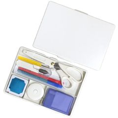 【ラスト1点】裁縫セット スリムケース【日本製裁ちばさみ】(右利き用)