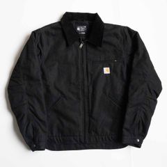 【美品】Carhartt【Detroit Jacket デトロイトジャケット】L ブラック ダック カーハート 古着 25050433