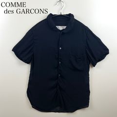 COMME des GARÇONS 丸襟 半袖シャツ 白 XS 日本製 - メルカリ