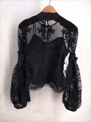 レキサミ REKISAMI シャツ ロングスリーブレースブラウ #71375#のサムネイル