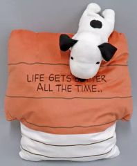 [중고] 쿠션 본체 스누피 릴렉스 쿠션 [이치 반 쿠지 PEANUTS ~Happy and Relaxing~] 마지막 원상