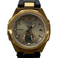 [Working Condition] CASIO G-MS MSG-B100 Watch, Wristwatch, Accessory, Quartz, Rubber Strap, Black & Gold