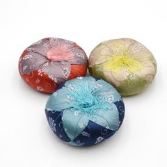 丸布団　５号　花唐草　新品未使用品