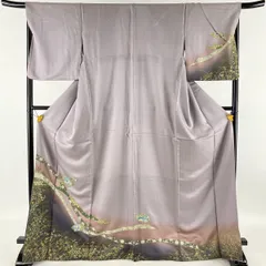 小紋 美品 名品 身丈170cm 裄丈67.5cm 正絹 - 着物