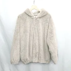 ◇ ⊇ CLASSICALELF クラシカルエルフ ファー 長袖 ジャンパー サイズL グレージュ レディース E  【1411280009260】