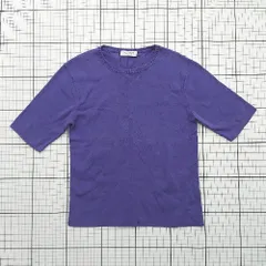 ◇ ⊃ UNITED ARROWS ユナイテッドアローズ 無地 半袖 クルーネック半袖Ｔシャツ サイズ表記なし パープル系 レディース E  【1508250010965】