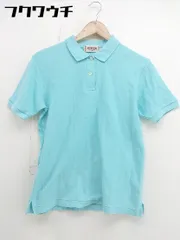 ◇ ◎ McGREGOR マックレガー ワンポイント 半袖 ポロシャツ サイズ M ブルー レディース  【中古】 【1108310003335】