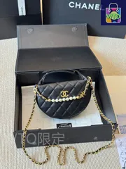 【今日特価】Chanel シャネル フープバッグシリーズ ユニークなデザインで高級感溢れる
