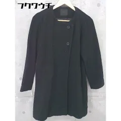 ■ KBF ケービーエフ URBAN RESEARCH フェイクファー 長袖 ノーカラーコート ブラック レディース 【中古】 【1105030001283】のサムネイル