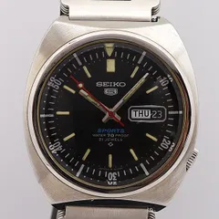 セイコー5スポーツ 6119-8120 21石 黒文字盤 自動巻紳士腕時計 2025年最新】セイコー5スポーツ 6119の人気アイテム - メルカリ
