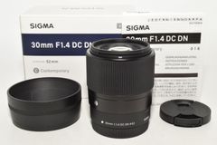 【特上品】 シグマ Sigma Contemporary 30mm F1.4 DC DN Canon キヤノン EF-Mマウント用 　#8285