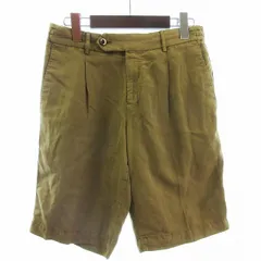 美品 PT torino bermuda ショートパンツ 50 カーキ セール】ピーティートリノ ハーフパンツ メンズ バミューダ