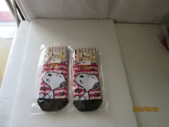 男女兼用　スヌーピー　のびのびソックス　2足が サイズ　20～24ｃｍ