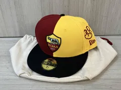 NEW ERA キャップ 59FIFTY AS Roma  Limited Edition ローマ ダークレッド /Aゴールド サイズ7 1/4 57.7cm