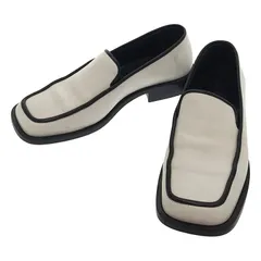 【最終お値下げ】COACH コーチ ルーシー ローファー ブラック/ホワイト CAOCH☆コーチ ルーシー ローファー 関税込 (Coach/ローファー