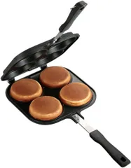 新品未使用 キャプテンスタッグ バーベキュー BBQ用 キャストアルミ パンケーキ メーカーUG-3006のサムネイル