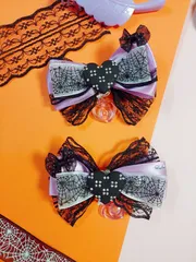 ♡ハロウィン　小悪魔姫ちゃんリボンリボン　ガーリー女子　仮装　小悪魔❤️