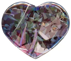 【中古】バッジ・ピンズ 白石杏 キラキラビッグハート型缶バッジ“ミュージックビデオ”Vol.3 「プロジェクトセカイ カラフルステージ! feat. 初音ミク」