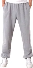 KO ZOON ジャージ メンズ 下 大きいサイズ ゆったり ズボン 裾絞り パンツ ジャージ下 部屋着 スポーツ B02( ライトグレー,  4XL)