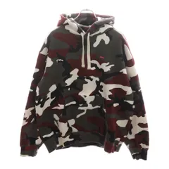 SUPREME (シュプリーム) 23AW Small Box Drawcord Hooded Sweatshirt スモール ボックス ドローコード カモ柄 プルオーバースウェットパーカー マルチ