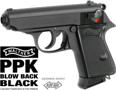 マルゼン ワルサー PPK ブラックモデル  ガスブローバック 18歳以上用